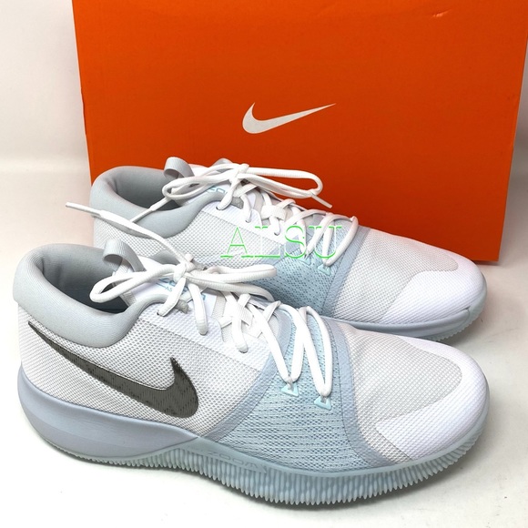 Nike Zoom Assersion White Glacier Blue Men Sneaker - Picture 7 of 10